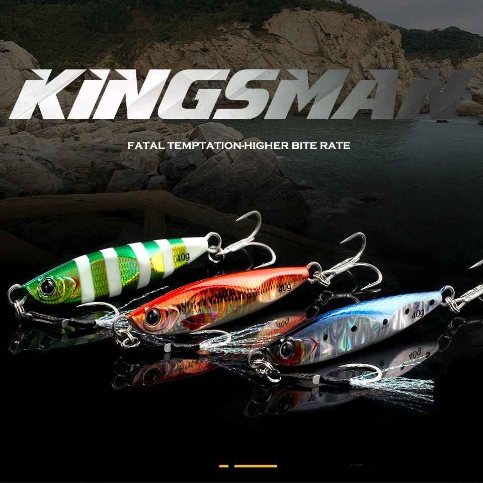 Jig de metal para pesca lenta en costa
