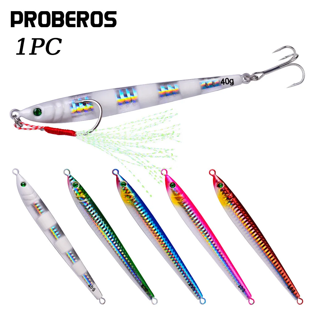 Señuelo jig metálico PRO BEROS de buceo – para lubina y trucha
