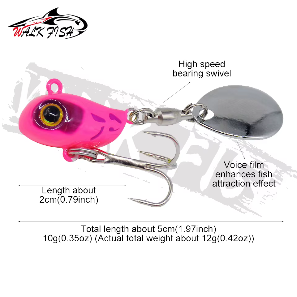 Spinnerbait VIB 10g Walk Fish – Cebo artificial para carpa - imagen 4
