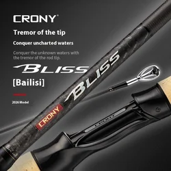 Crony Bliss Caña de pescar Spinning/Casting – Lubina y perca