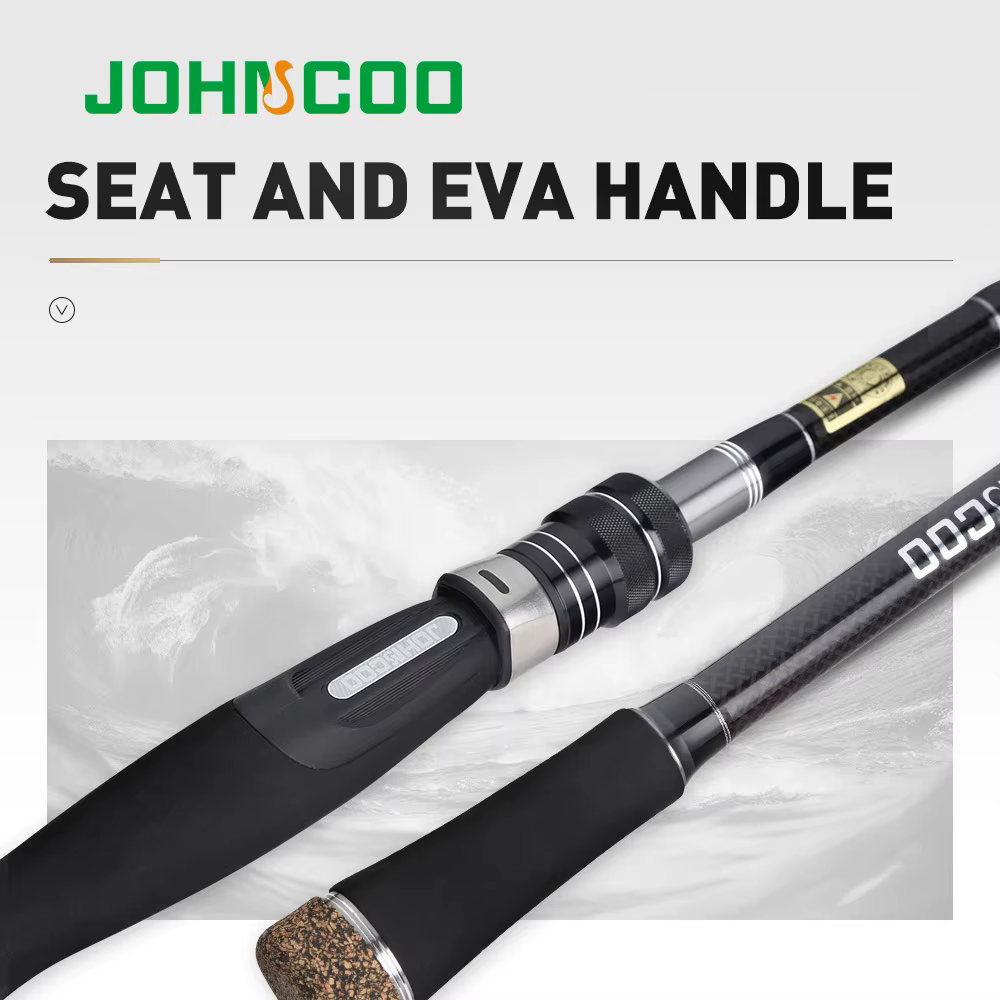 Caña de spinning JOHNCOO carbono – Lance largo para lubina costera - imagen 4