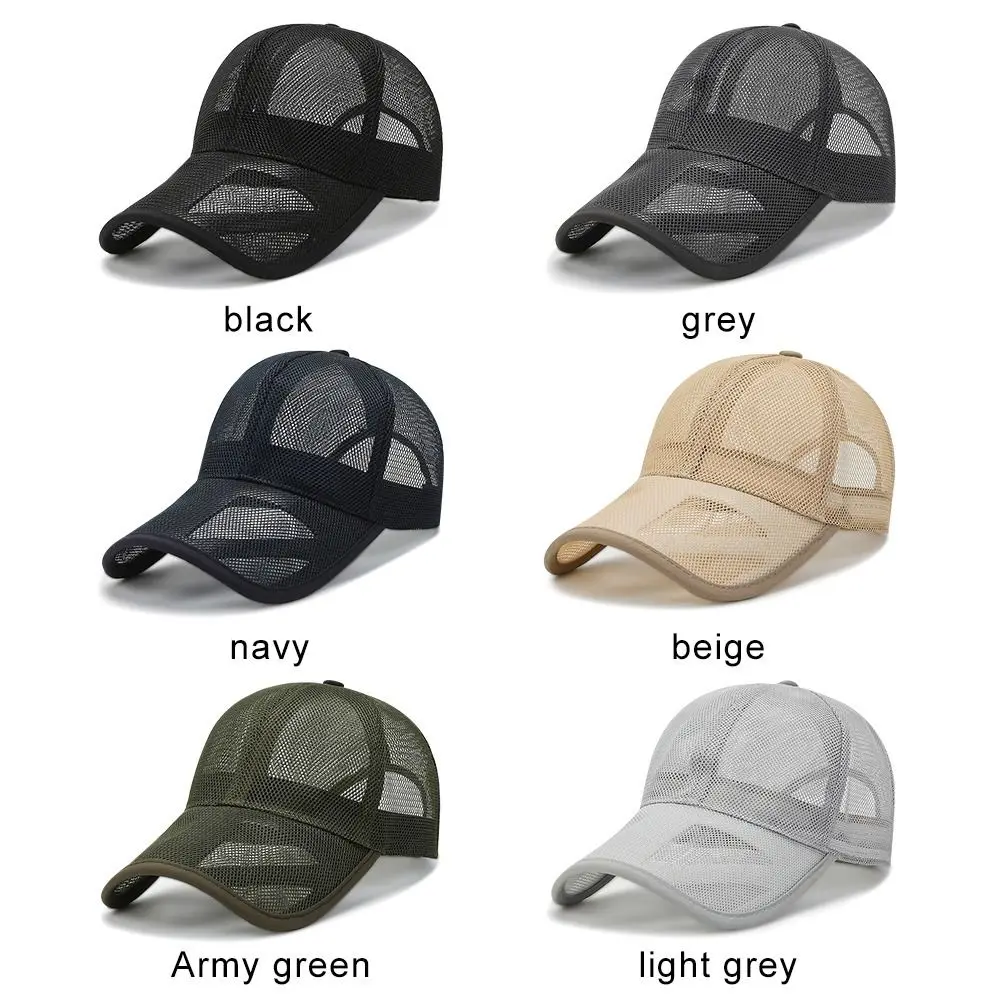 Gorra de pesca mesh transpirable con protección solar - imagen 4