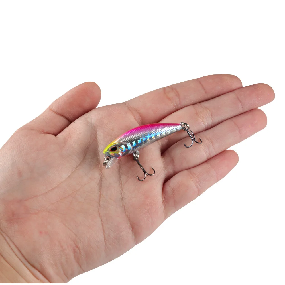 Señuelo Minnow Wobbler con efecto láser Crankbait para lucio y carpa - imagen 2