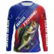 Camiseta térmica de pesca con estampado 3D manga larga para hombre - imagen 5