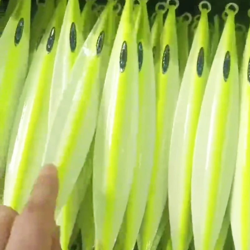 Señuelos de jigging metálicos de caída lenta luminosos - imagen 4