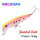 Crankbait de lubina duro seccionado con ojos 3D y pececillo - imagen 2