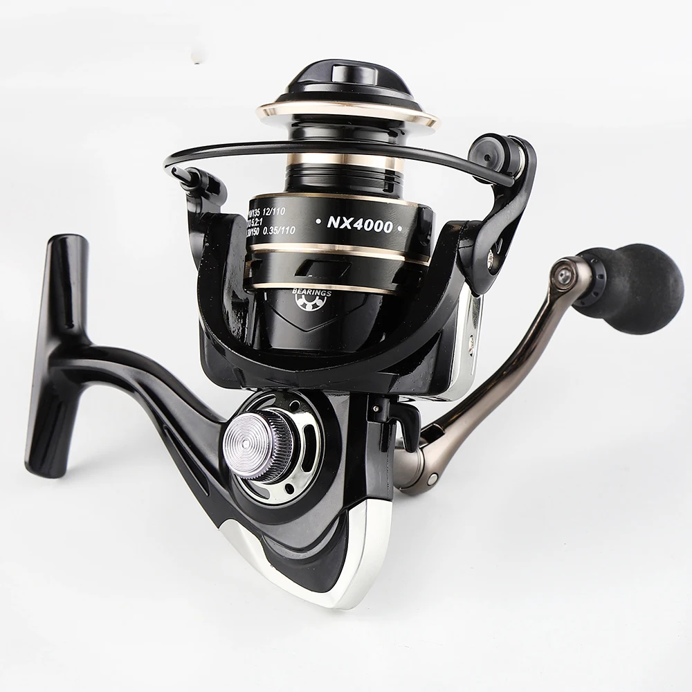 Carrete giratorio ligero 5.2:1 para trucha bass pike zander - imagen 5