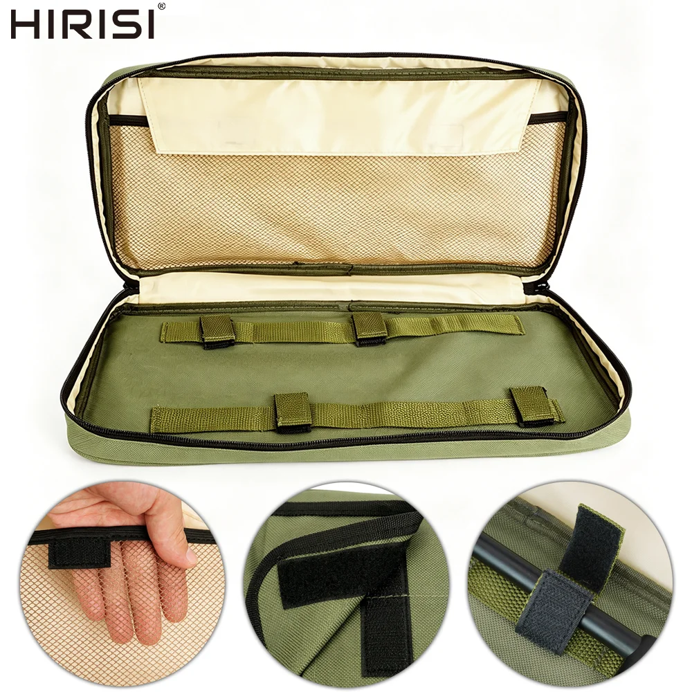 Bolsa portacañas Hirisi impermeable para carpas con buzz bar - imagen 4