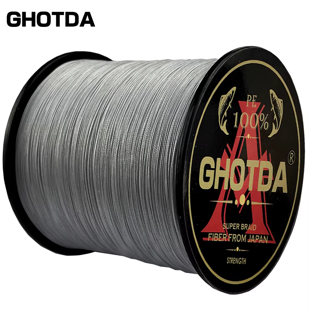 Línea de pesca trenzada GHOTDA cuatro hebras multifilamento para carpa - imagen 2
