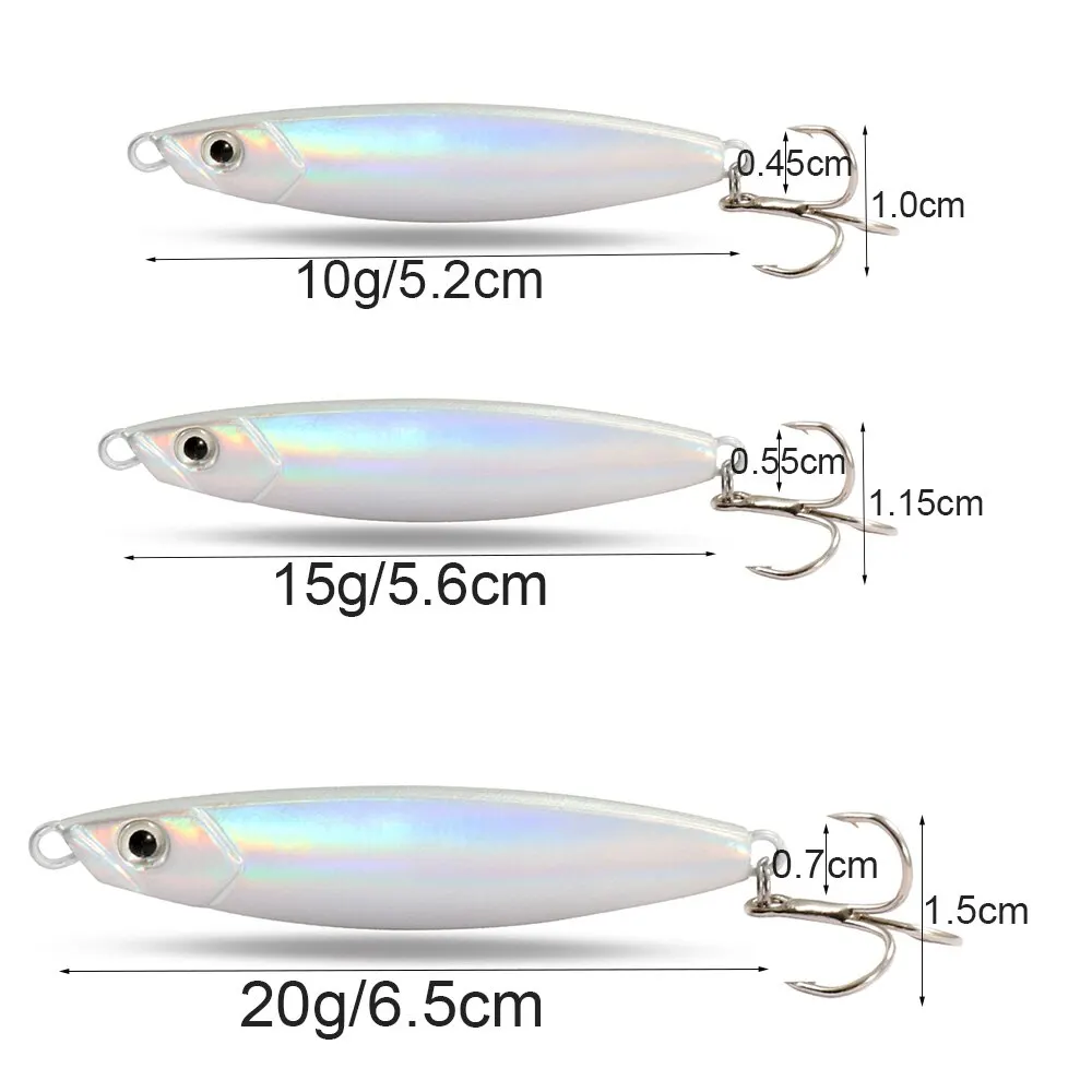 Señuelo Swimbait metálico con gancho fundido lubina lucio - imagen 3