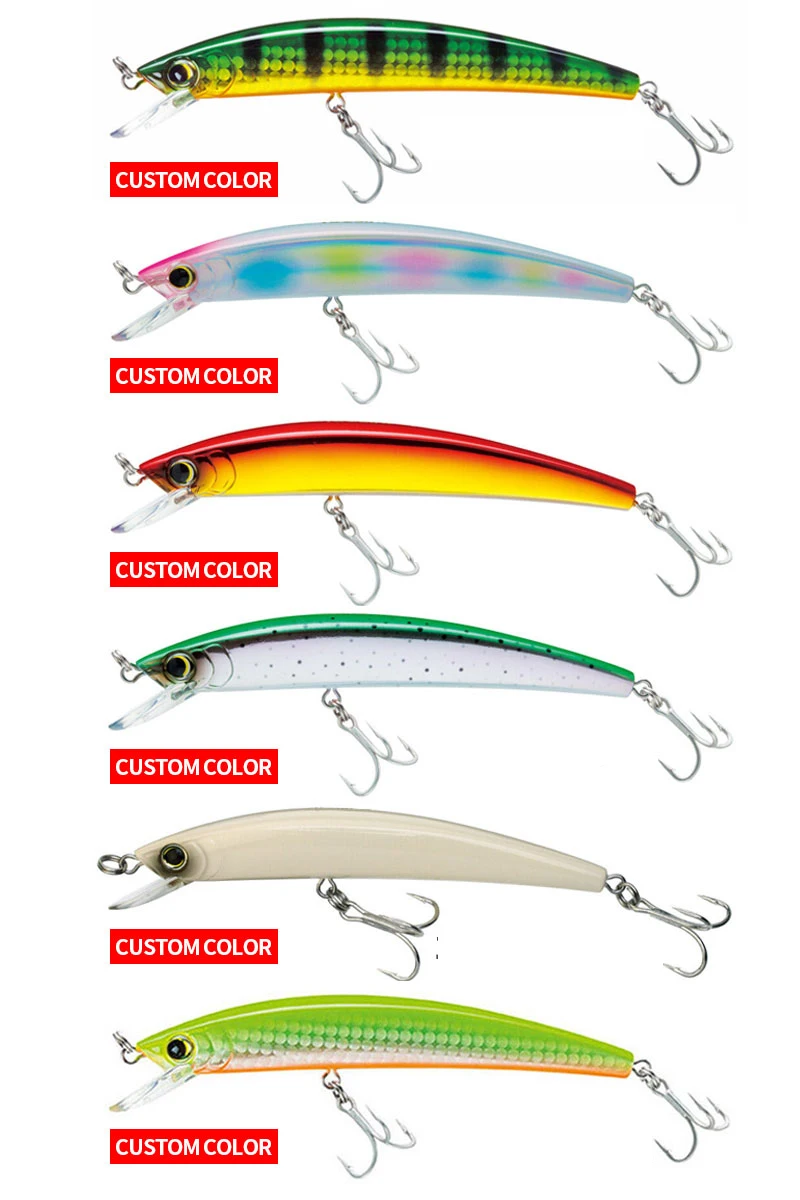 Jerkbait tipo minnow para agua salada