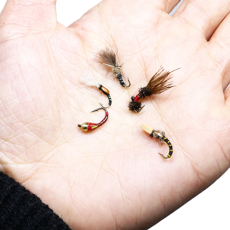 Moscas artificiales para trucha: zumbadores y beatis con larvas - imagen 4