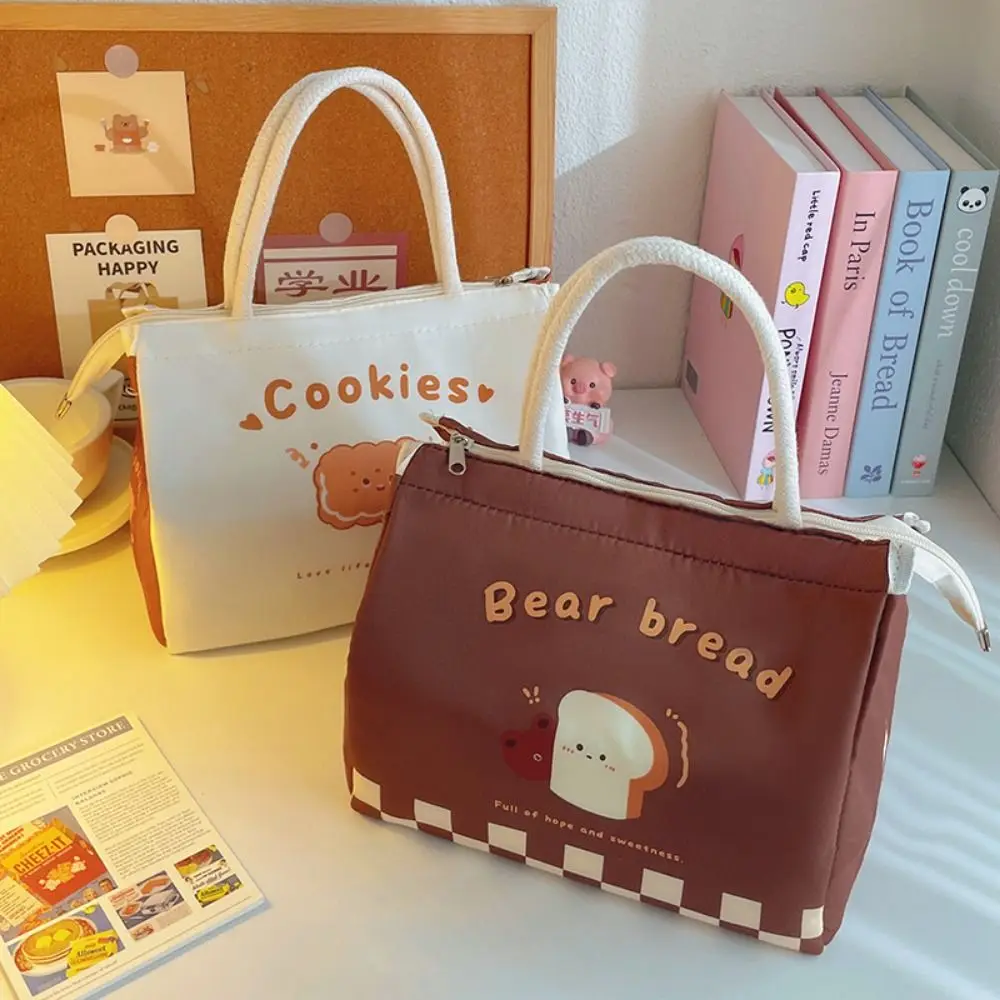 Bolsa térmica portátil multiusos grande con dibujos para almuerzo - imagen 5