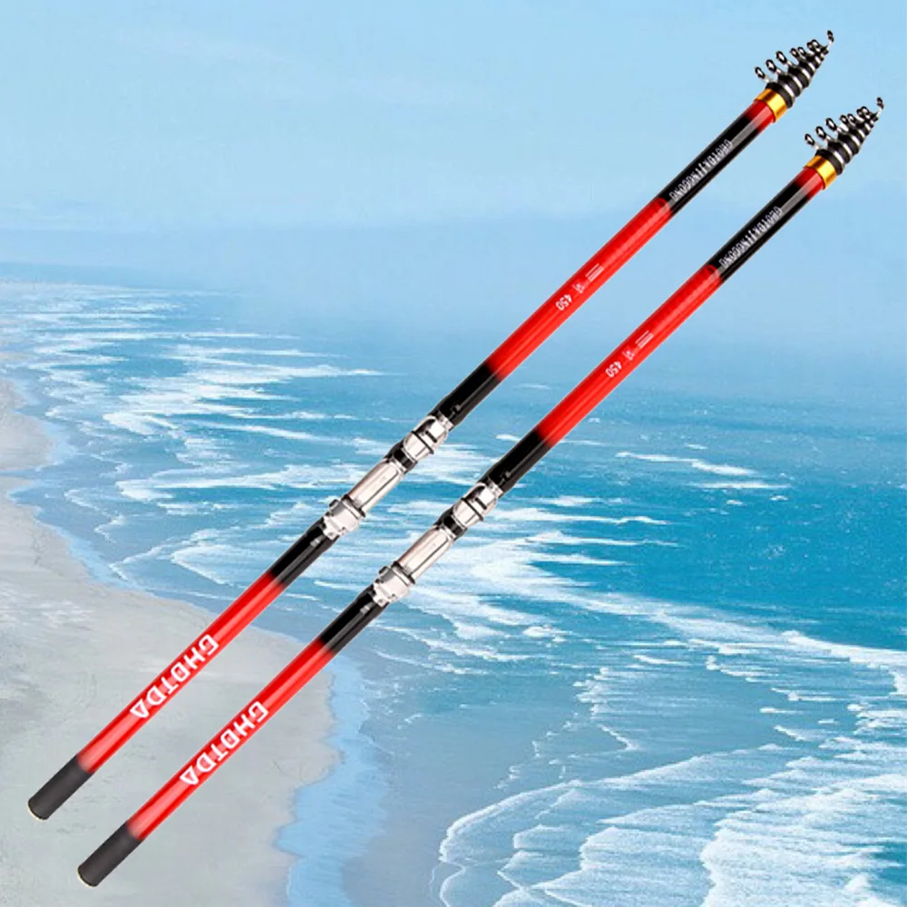 Caña Feeders Telescópica Carbono para Carpa