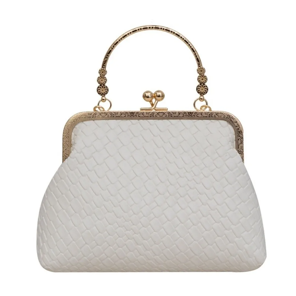 Bolso bandolera de cuero PU mujer vintage con correa cadena