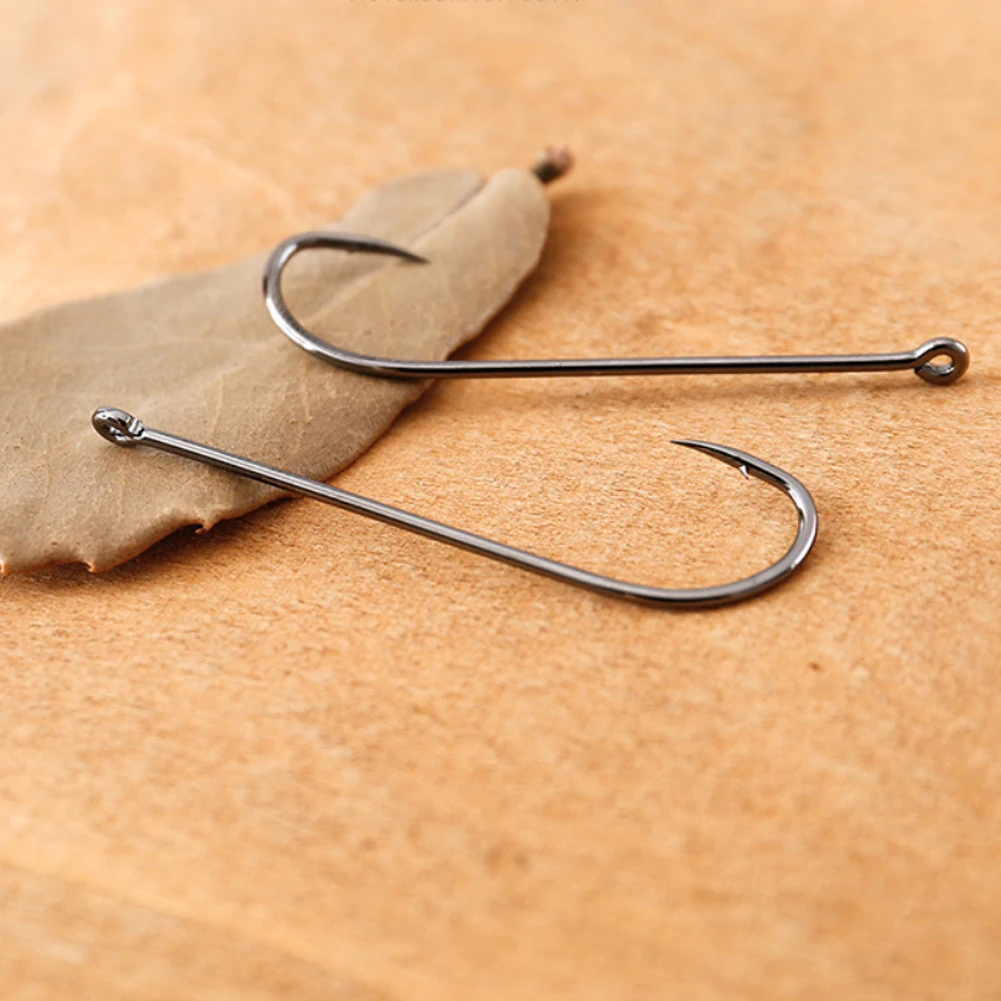 Anzuelos de pesca con ojo Free Fisher – vástago largo, acero - imagen 4