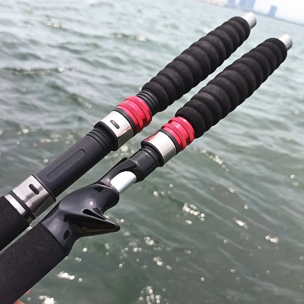 Fire Maple Caña de pescar slow jigging fibra vidrio casting alta mar - imagen 5
