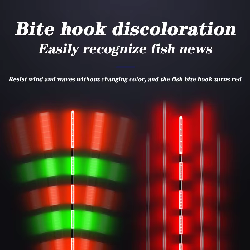 Flotador LED nocturno luminoso – Alta sensibilidad para pesca - imagen 4