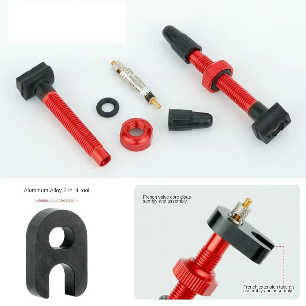 Válvulas tubeless CNC para llanta MTB – Sellado seguro - imagen 4