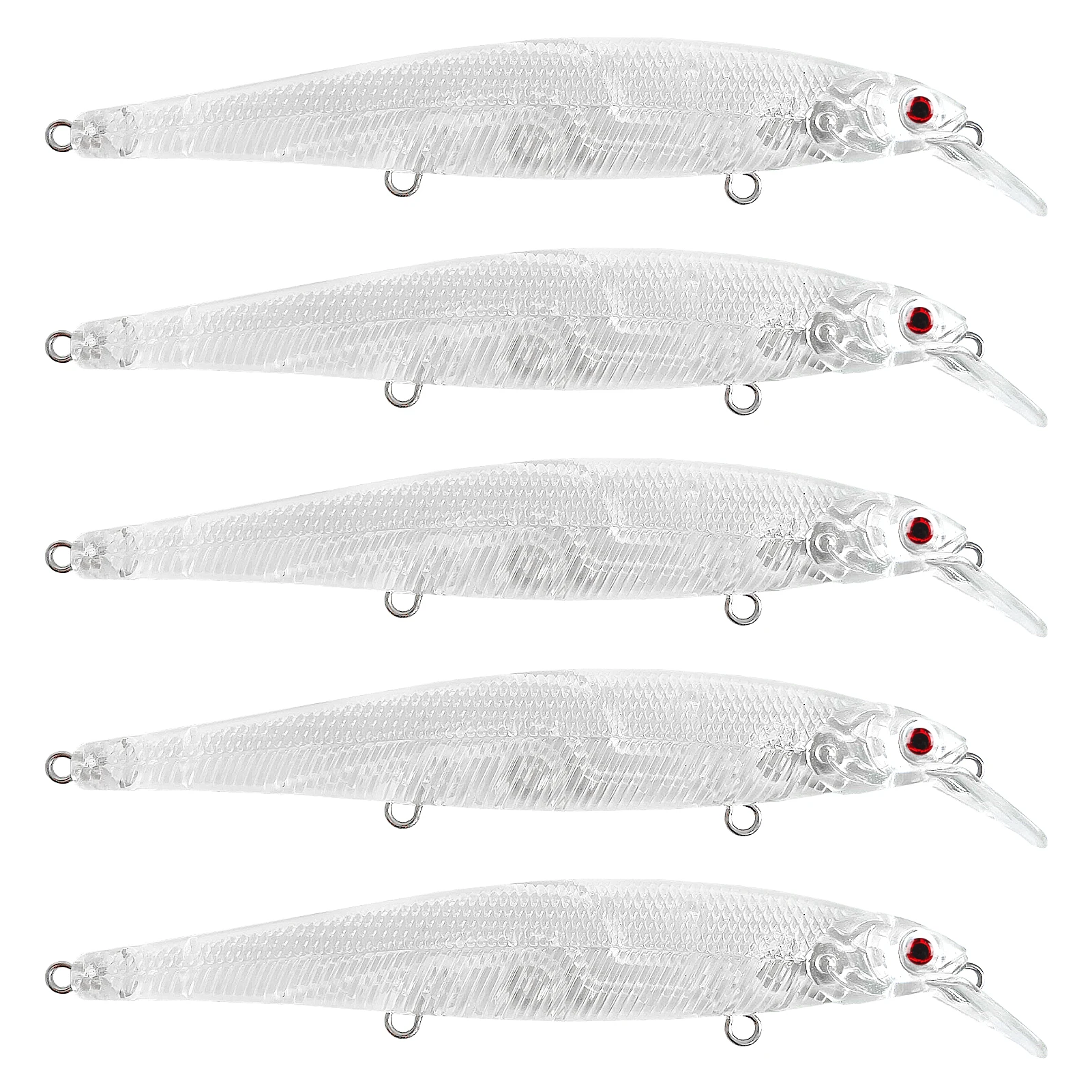 Cebo minnow transparente para DIY