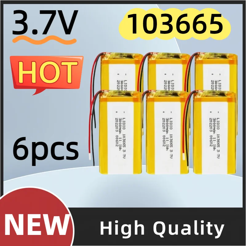 Batería Li-Polymer 3,7 V con conector