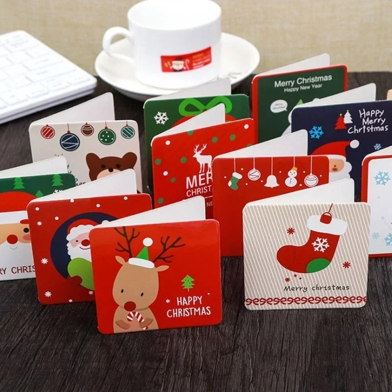 Tarjetas de felicitación navideñas con sobres y postales para niños - imagen 3