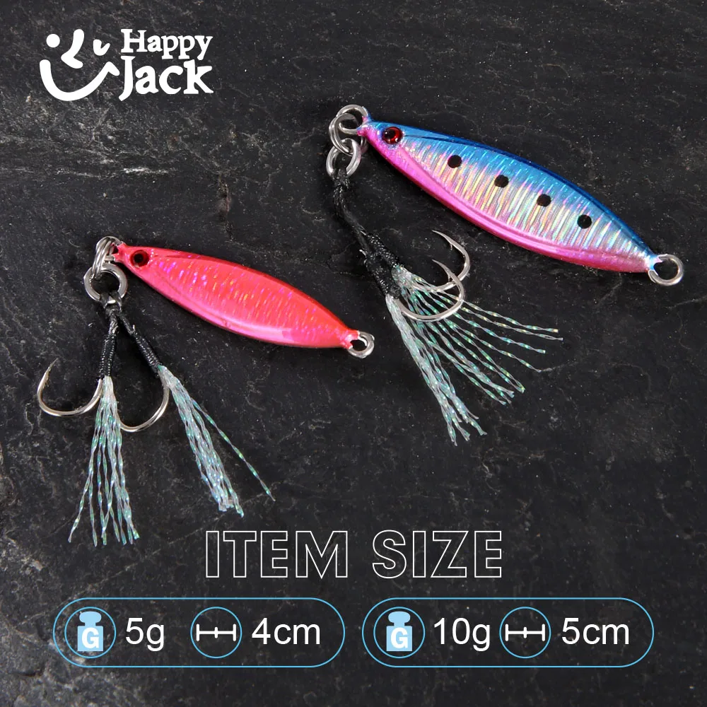 Happyjack Micro Shore Jack – Señuelo jigging costa 5-10g agua salada - imagen 5