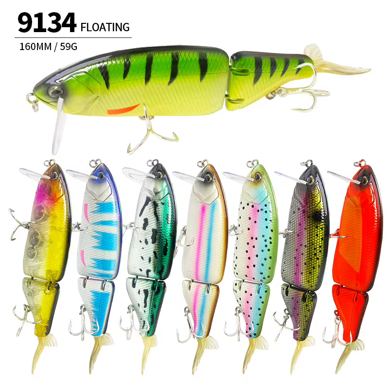 Swimbait Flotante Multiarticulado para Lucio y Lubina - imagen 3