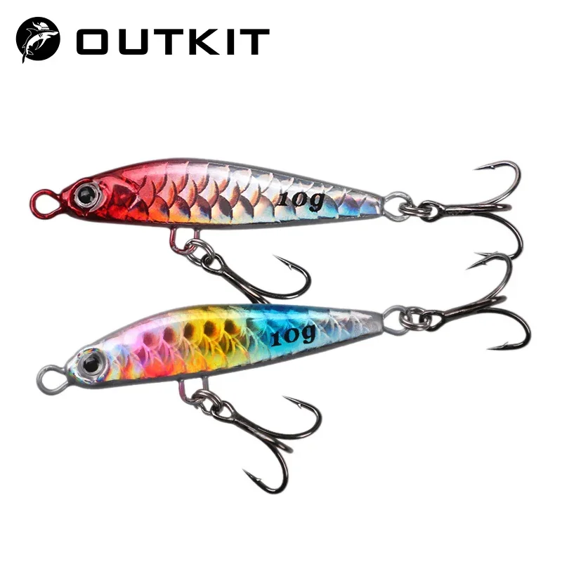 OUTKIT SinKing - Señuelo giratorio de metal para trolling y jigging