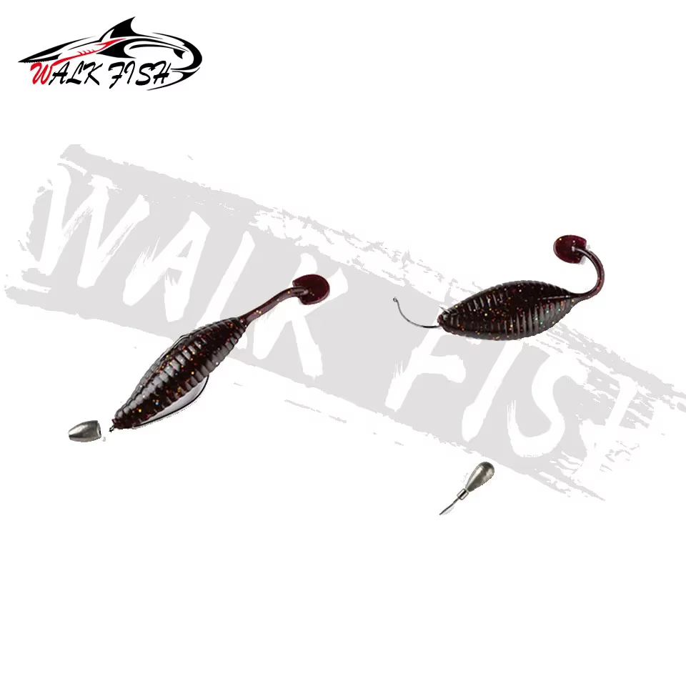 Vinilos flotantes Walk Fish – Señuelos TPR para lubina y lucio - imagen 3