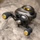 Carrete Baitcasting con rodamientos metálicos y marco de aluminio - imagen 4