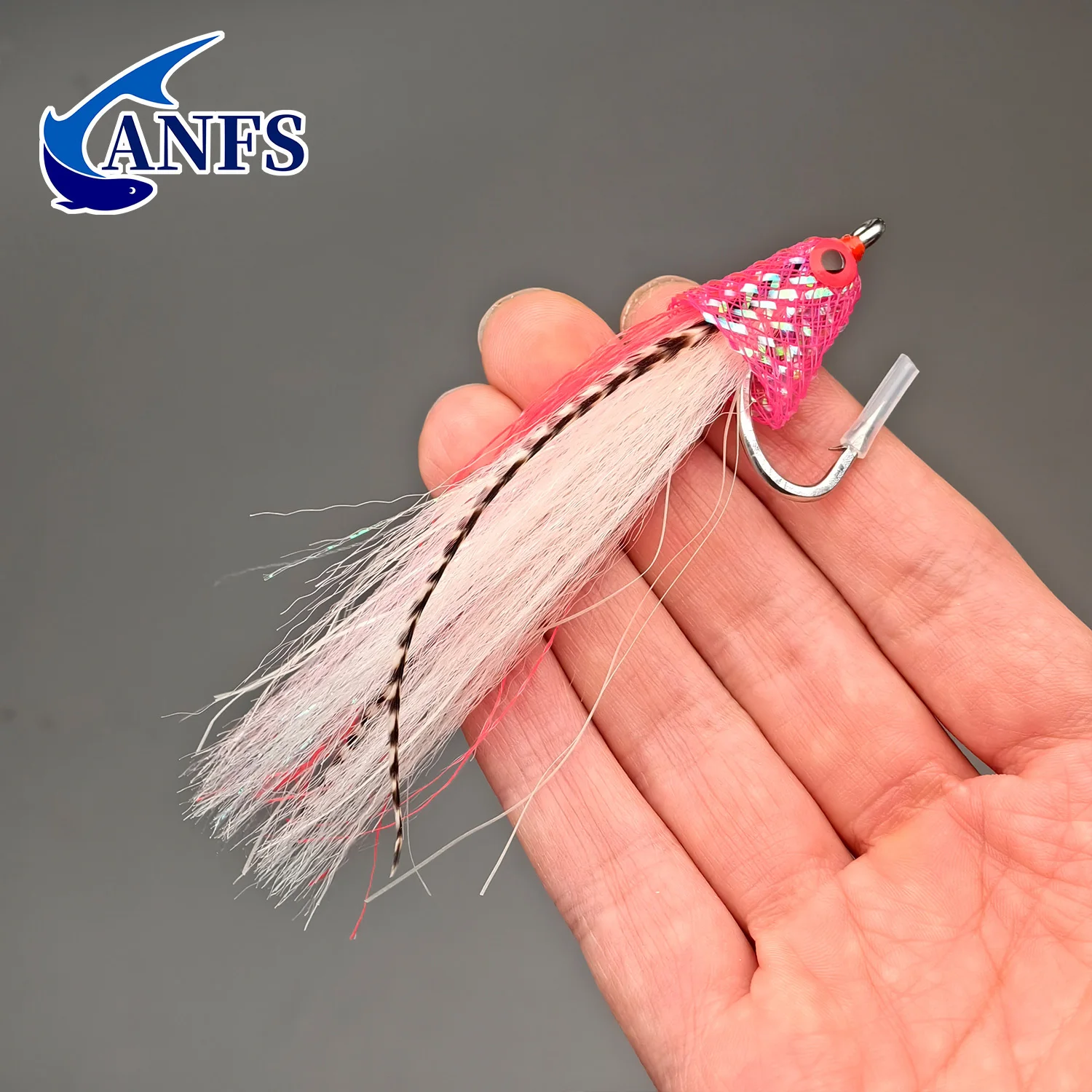 Señuelo mosca ANFS lubina, redfish y bluefish – Agua salada talla 4/0 - imagen 2