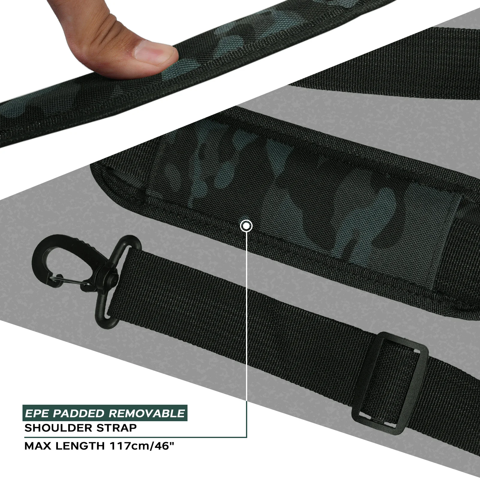 SeaKnight SK003 Bolsa de pesca impermeable grande nylon multifunción - imagen 3