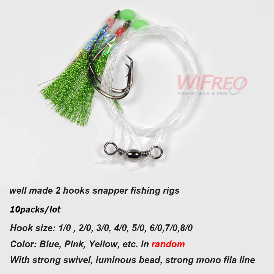 Aparejos Sabiki Wfireo – anzuelos 2/3 para pesca en mar