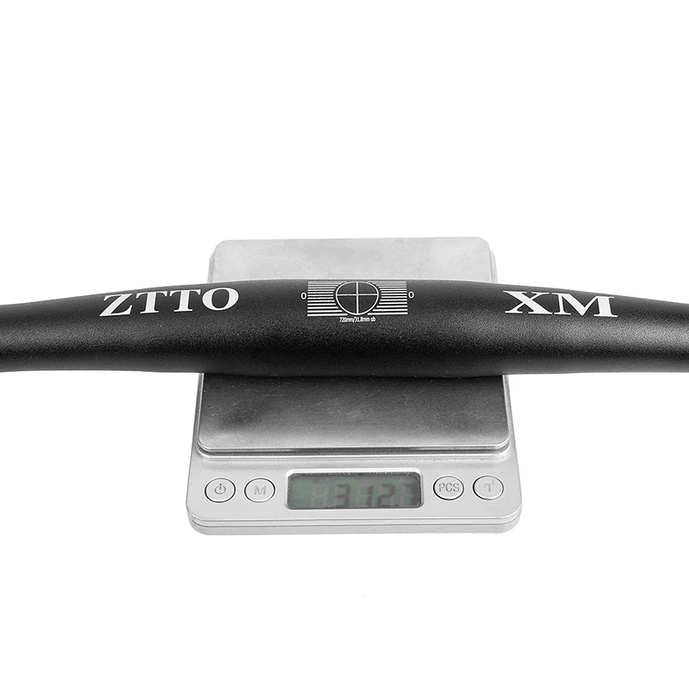 Manillar aluminio MTB barra plana recta para bicicleta montaña - imagen 5