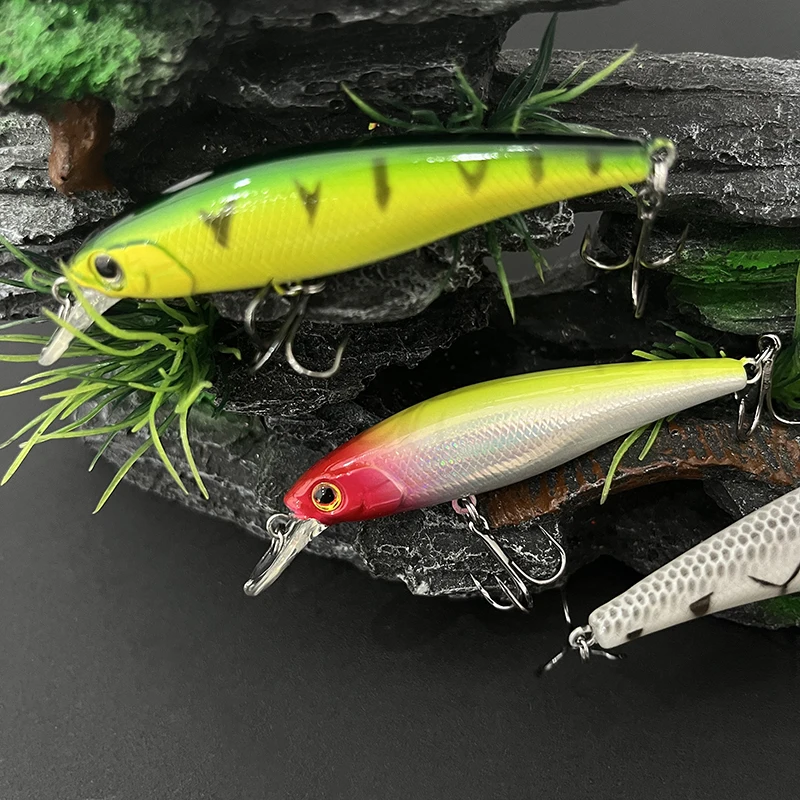 Señuelo Minnow hundimiento lento para lucio, lubina y depredadores - imagen 5
