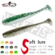 WALK FISH señuelos blandos cola en T para lubina y carpa