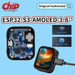 Placa ESP32-S3 con Pantalla AMOLED Táctil y Control por Voz
