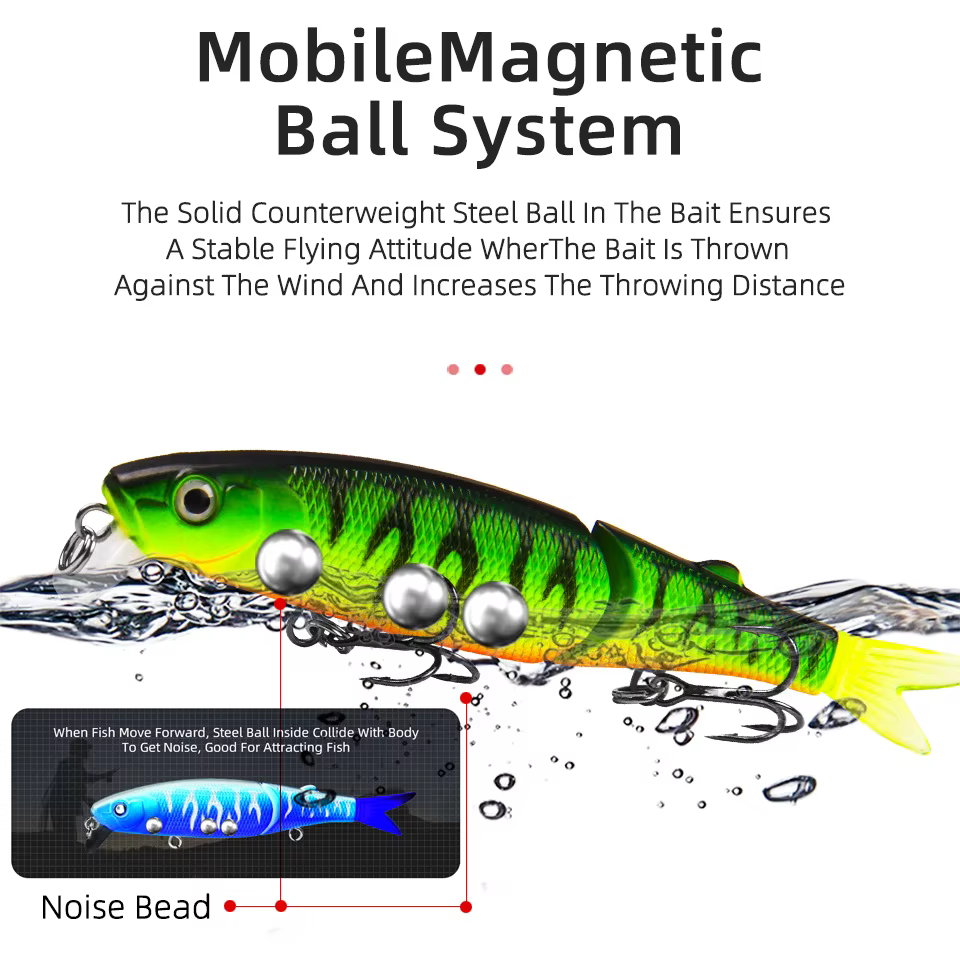 Bearking S85 Minnow – Wobbler para buceo profundo y pesca de fondo - imagen 5