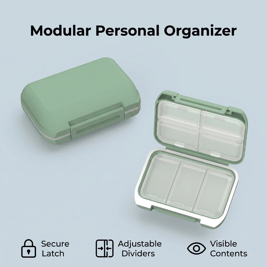 Caja Almacenamiento Aparejos Pesca Impermeable ABS sellada
