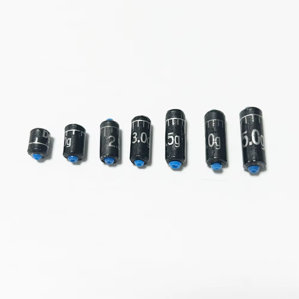Set completo de plomos DNDYUJU – Peso 1,5–5 g para pesca recreativa