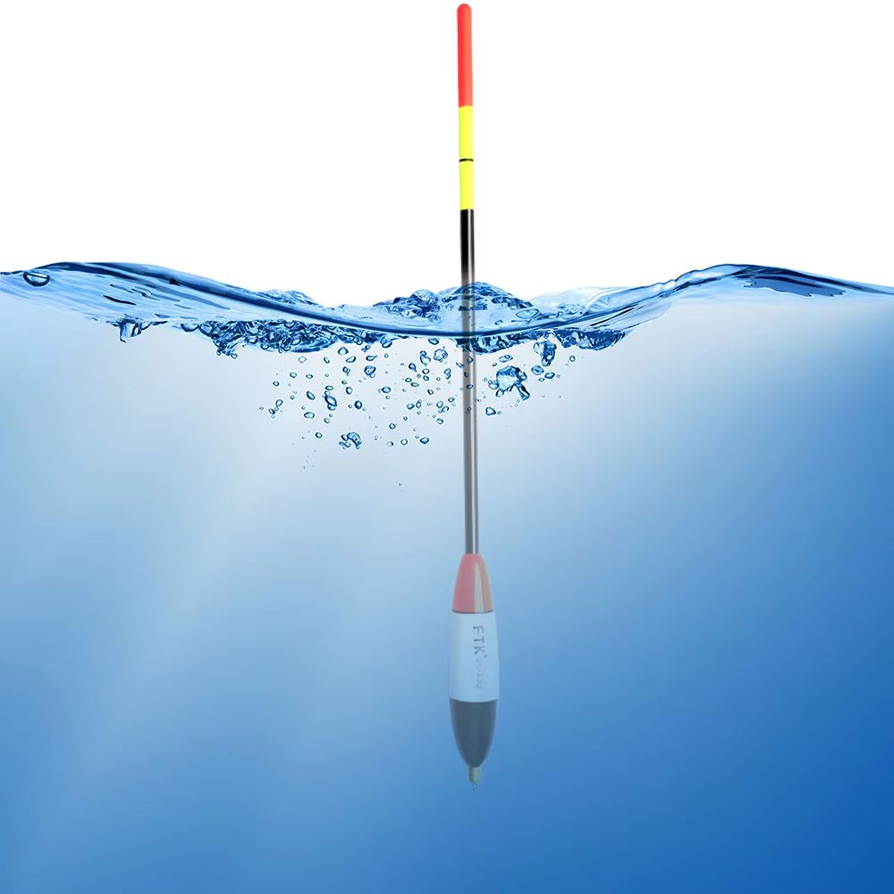 FTK Barguzinsky Boya vertical cola larga abeto pesca carpa - imagen 4