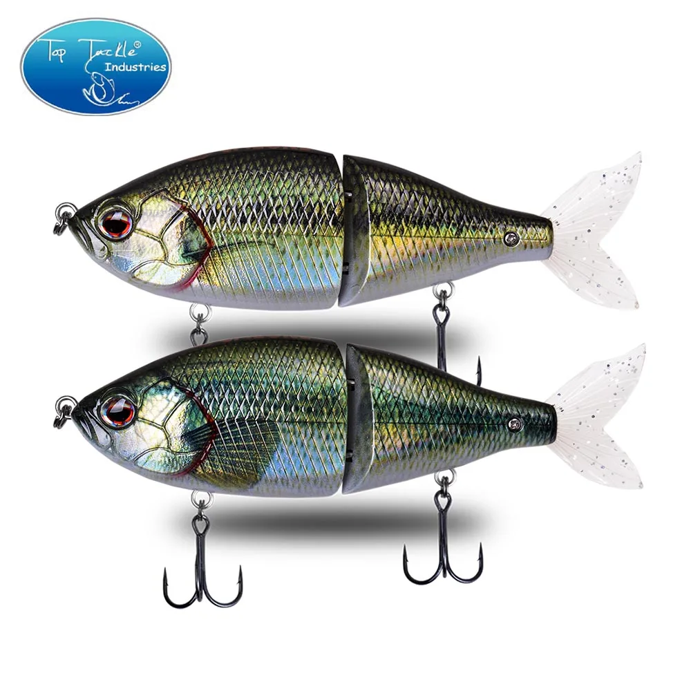Swimbait jerk articulado de plástico con cola suave para pesca - imagen 4