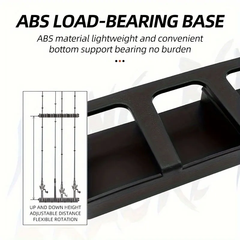 Soporte de Cañas de Pescar ShareShark – Vertical y Horizontal