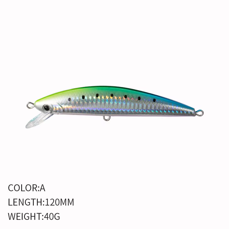 Señuelo Minnow 120S Hundido para Lubina en Agua Salada - imagen 4