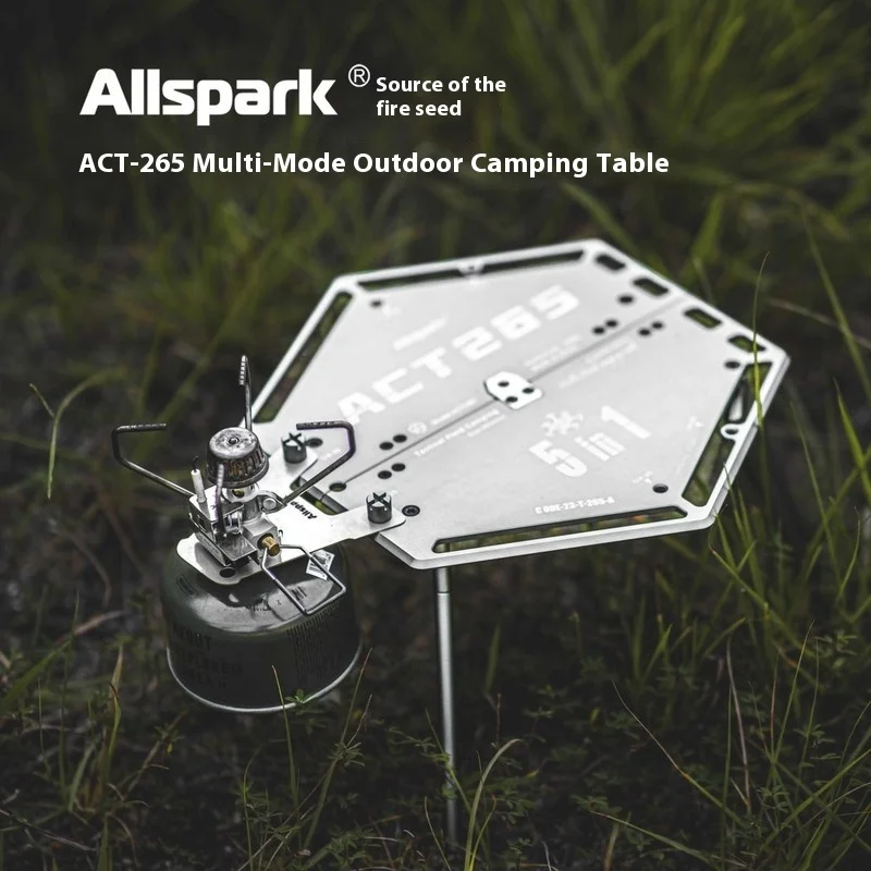 Allspark ACT-265 Mesa plegable para pesca – Ligera portátil río mar - imagen 2