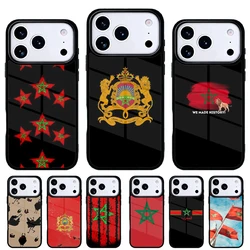 Funda iPhone con escudo de Marruecos – Protección trasera diseño marroquí