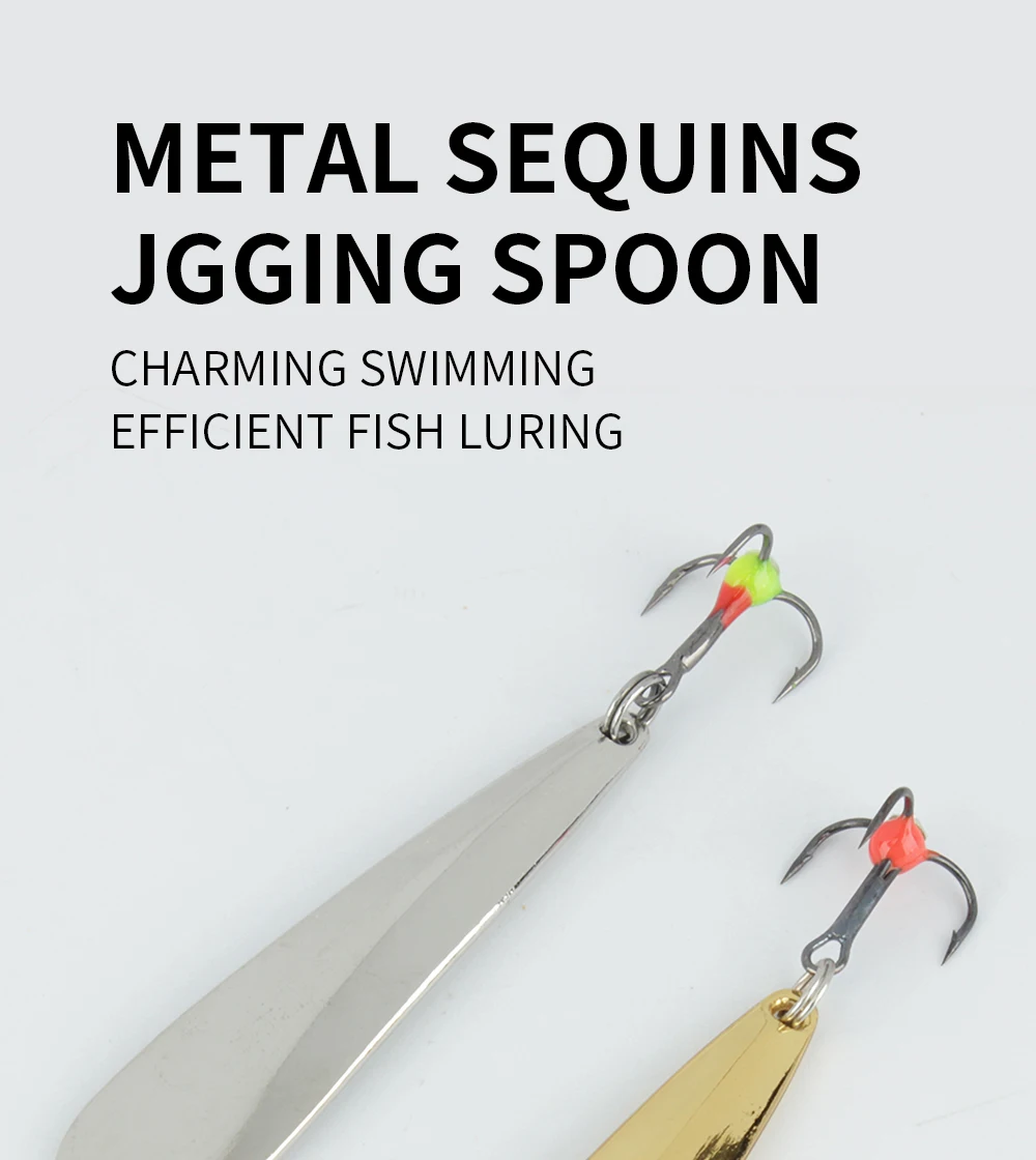 Cuchara equilibradora NGB para pesca en hielo en diferentes colores