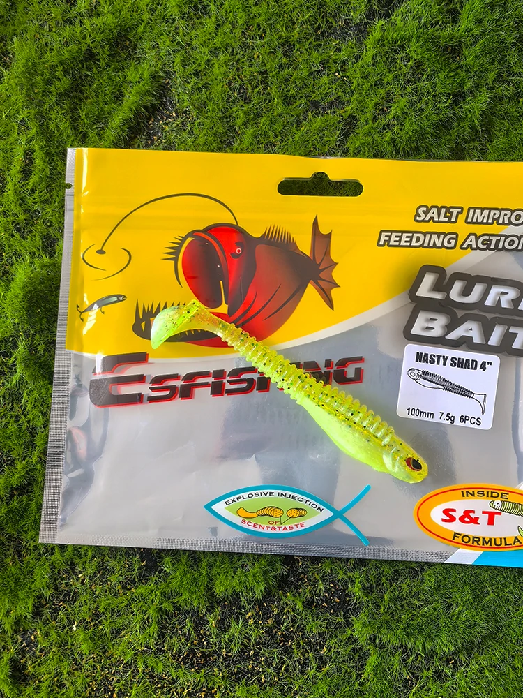 Nasty Shad 10cm Swimbait – Señuelo para trucha y luccio - imagen 3