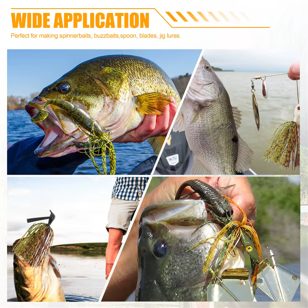 Buzzbait superficie silicone lubina trucha - imagen 4